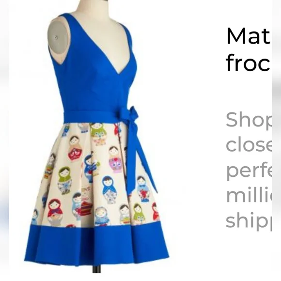 RARE Eva Franco Doll in all Dress Matryoska-New Girl-Zooey Deschanel- Size 12 - Picture 2 of 16